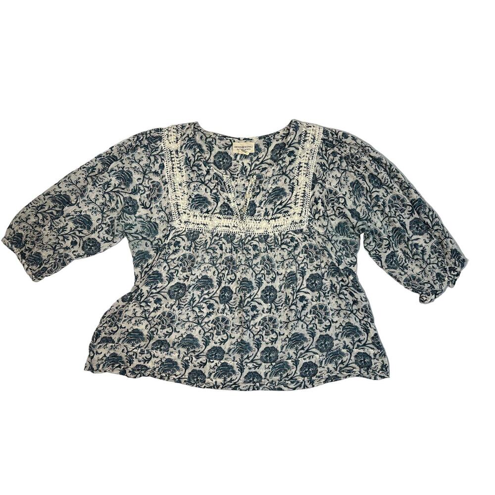 Denim & Supply Woman's Tunic Blouse Size Large